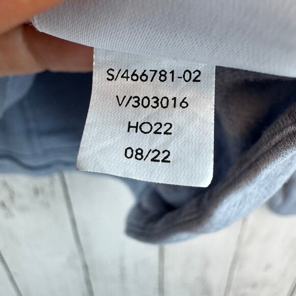 Athleta Blue Heather Clarity V-Neck Thumbholes Sweatshirt #466781 Size Medium - Picture 6 of 15